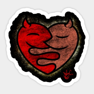 HUG distressed Sticker